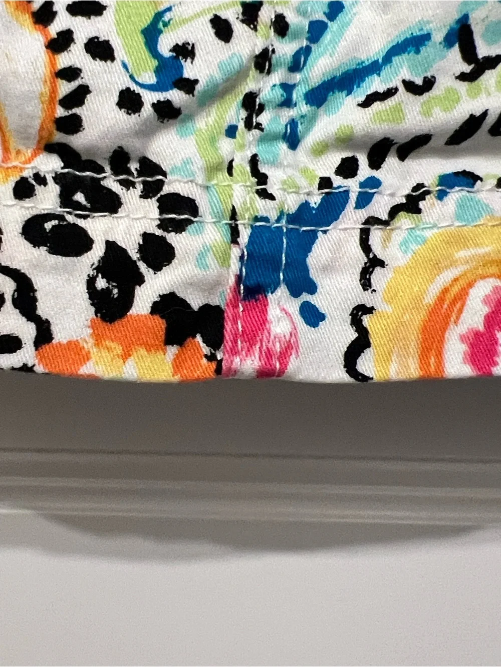 Christopher & Banks White Multicolor Floral Paisley Petite Skort - Picture 13 of 14